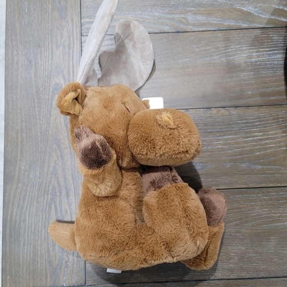 NWT G by Gund Silly Pawz Moose Plush Stuffed Animal Brown 12" - Picture 3 of 7